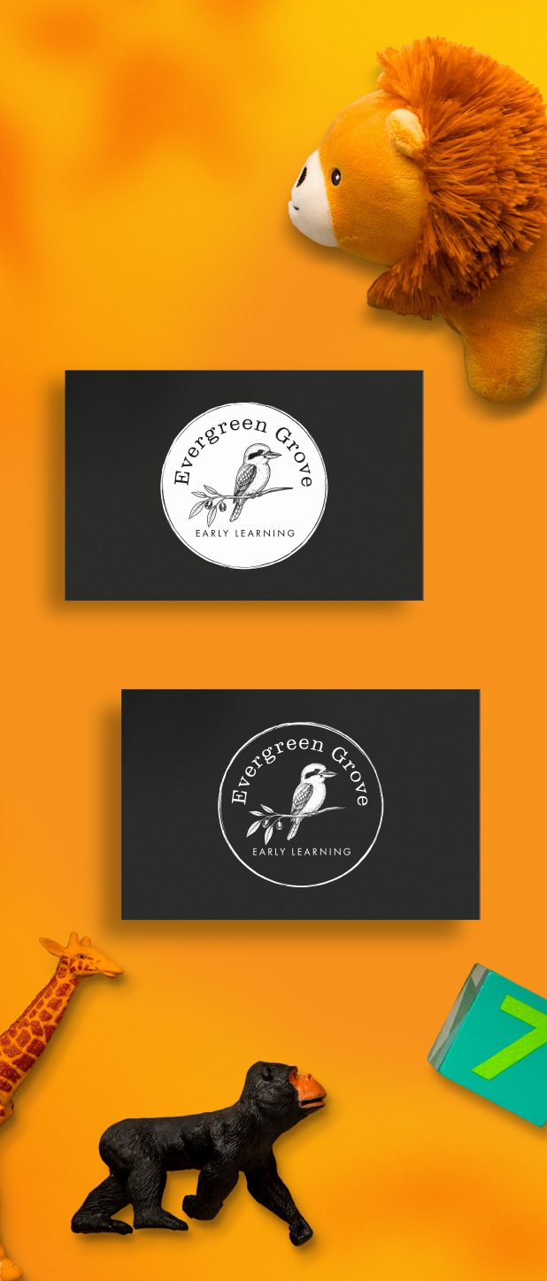Evergreen Grove Early Learning business cards