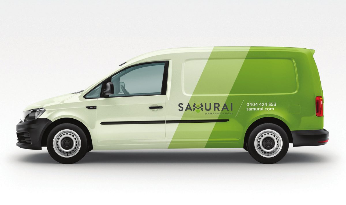 Samurai van livery