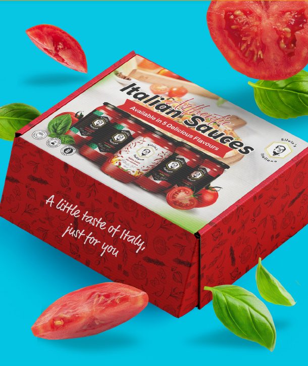 Italian Sauces pizza box