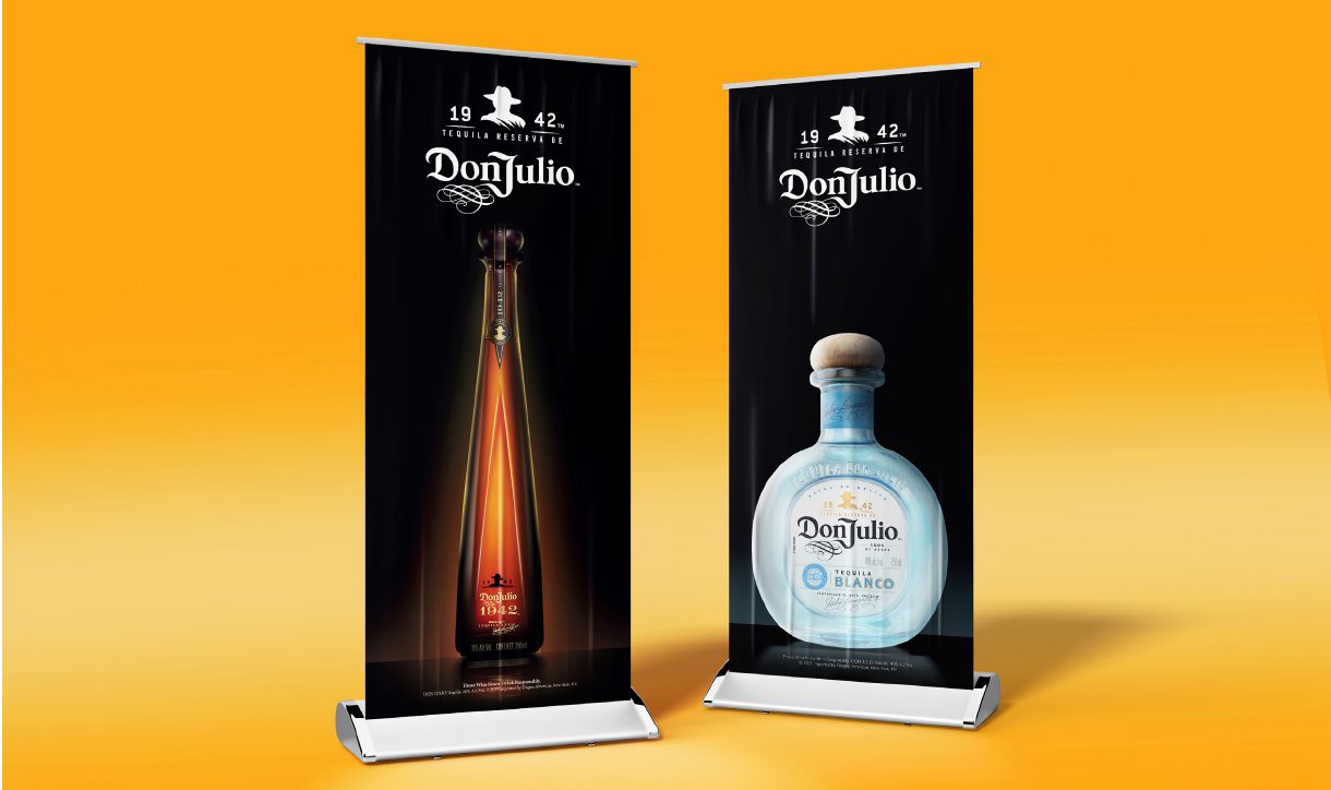 Don Julio pull-up banners