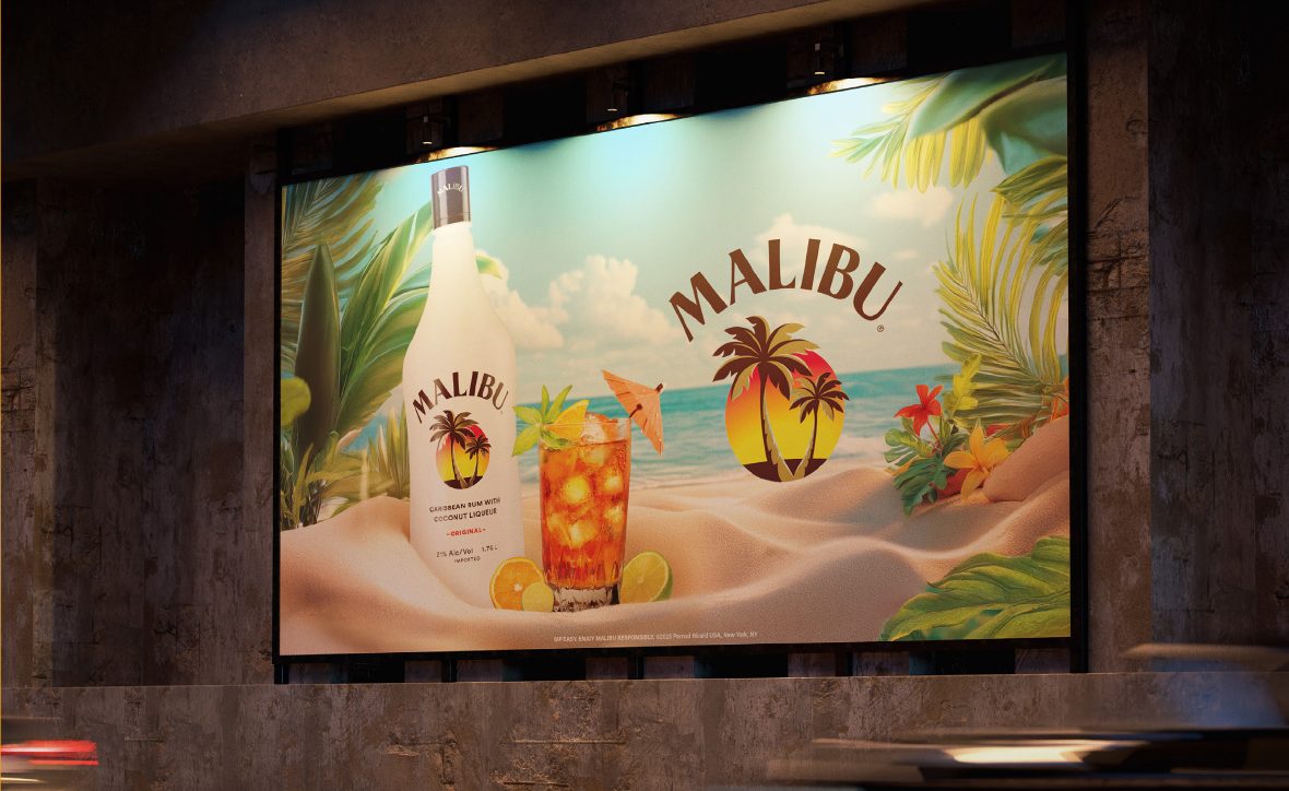 Malibu window display