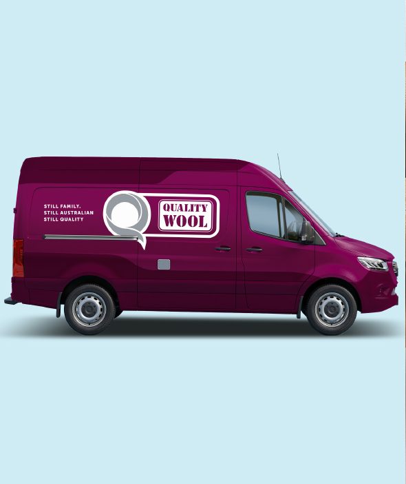 Quality Wool van livery