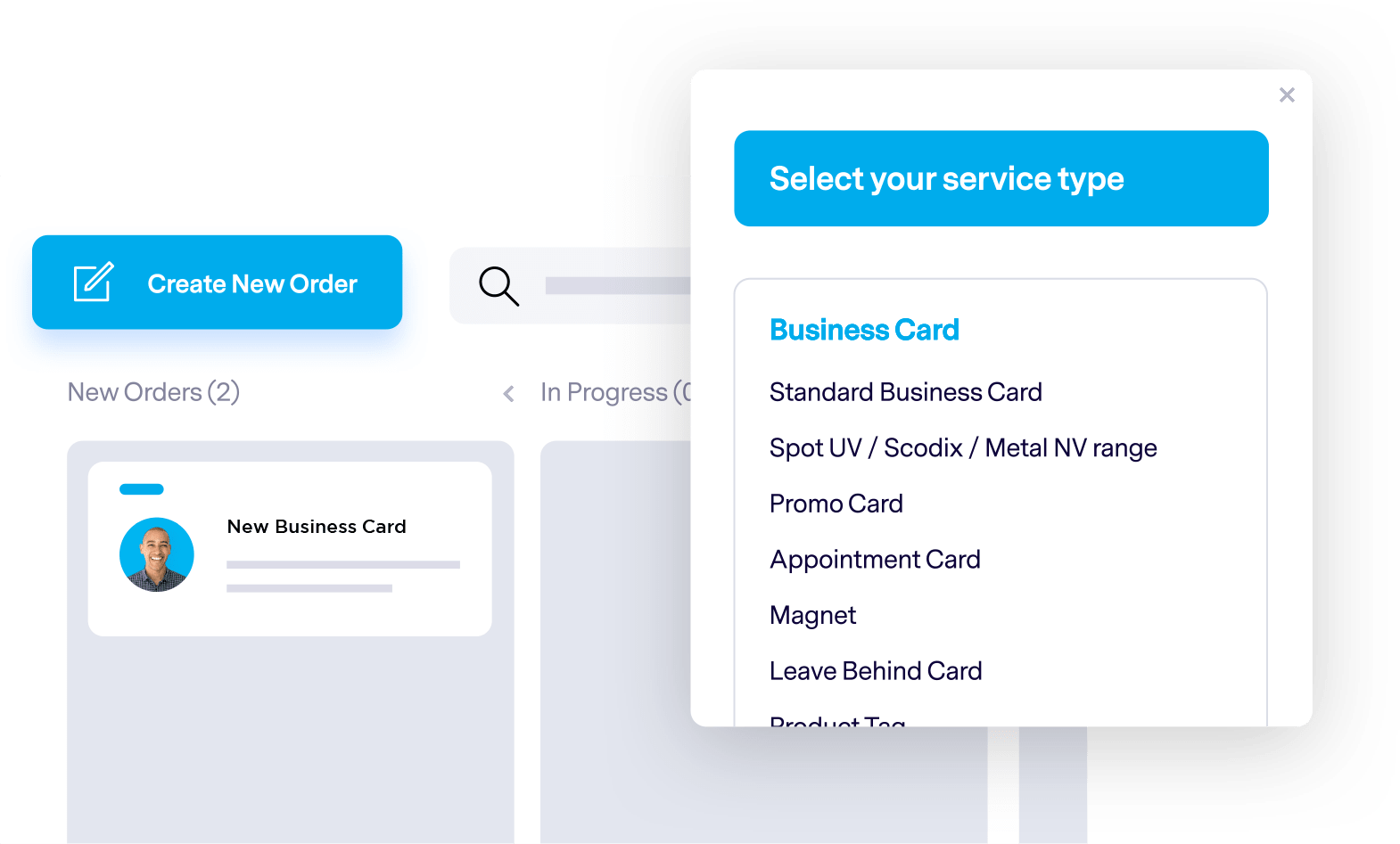 Create your order